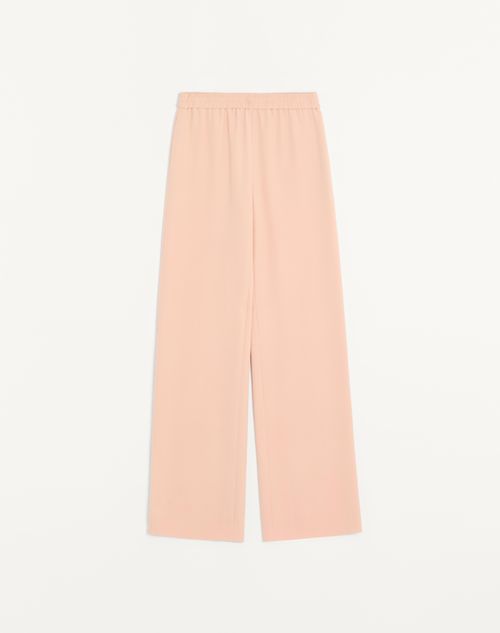 Valentino - Cady Couture Trousers - Salmon - Woman - Pants And Shorts