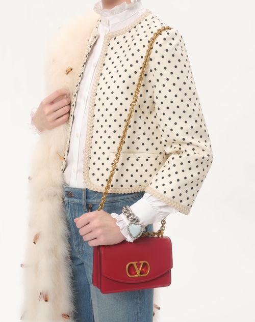 Valentino - Cotton Popeline Shirt - White - Woman - Shirts And Tops