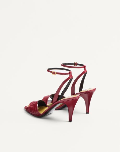 Valentino Garavani - Ladycrush Sandal In Kidskin 85mm - Classic Red - Woman - Sandals