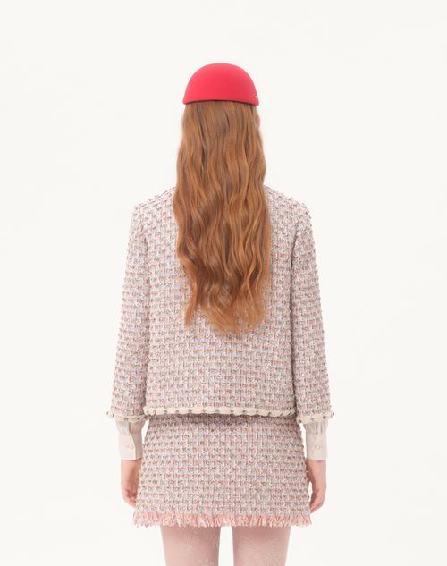 Valentino - Embroidered Ribbon Tweed Jacket - Multicolor - Woman - Jackets And Blazers