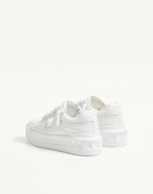Valentino Garavani - One Stud Xl Trainer In Nappa Leather - White - Woman - Sneakers