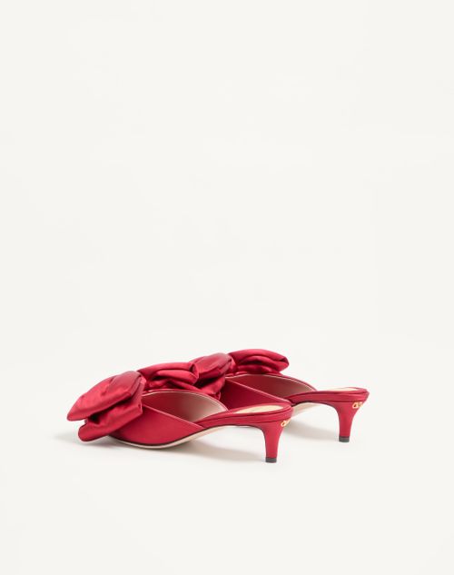 Valentino Garavani - Yolande Satin Mule 45mm - Red - Woman - Pumps And Slingbacks