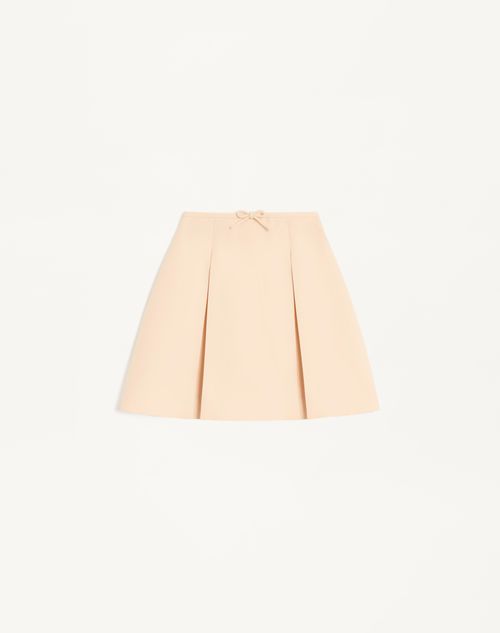 Valentino - Crepe Couture Short Skirt - Birch - Woman - Skirts