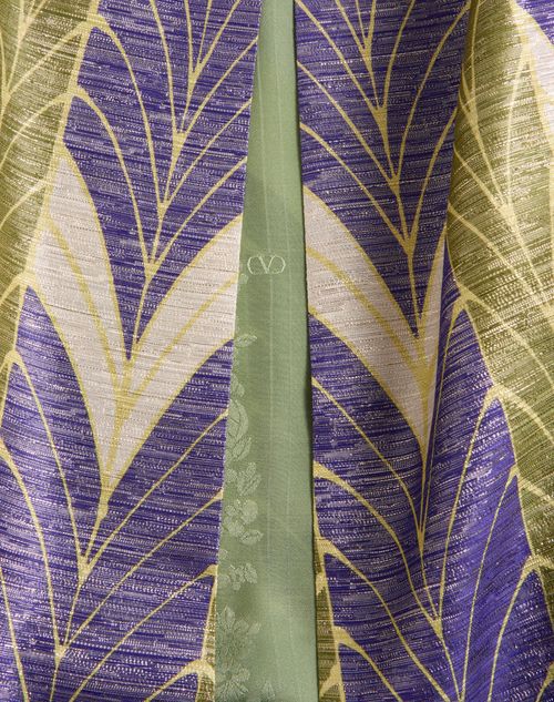 Valentino - Lurex Dress With Voyage Imaginaire Print - Multicolor - Woman - Dresses