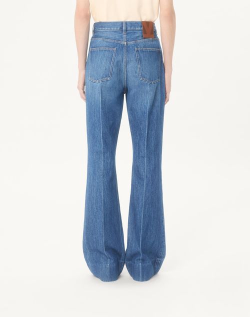 Valentino - Valentino Denim Trousers - Blue - Man - Denim