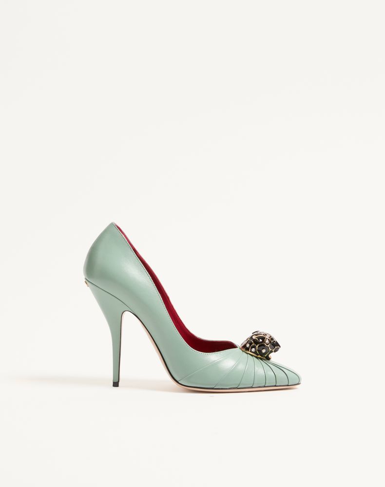 Valentino Garavani Women's Morning Dew Panthea Goatskin Pumps 105Mm Woman 41