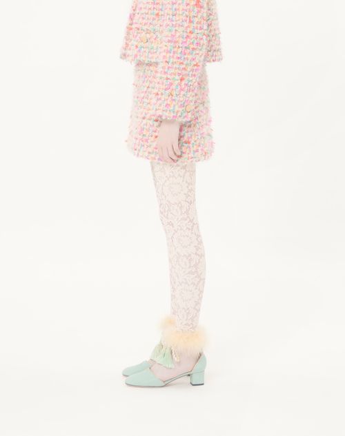 Valentino - Jupe Courte En Candy Tweed - Multicolor - Femme - Jupes