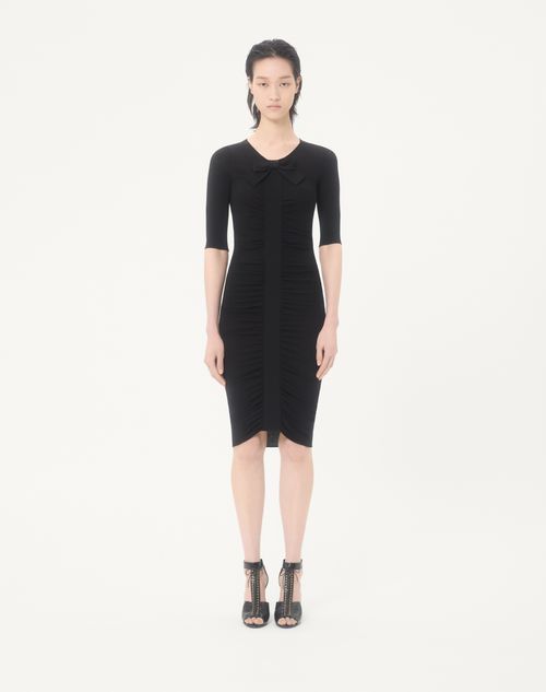 Valentino - Abito In Maglia - Nero - Donna - Abiti