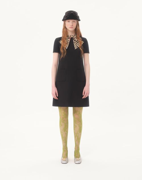 Valentino - Crepe Couture Short Dress - Black - Woman - Dresses