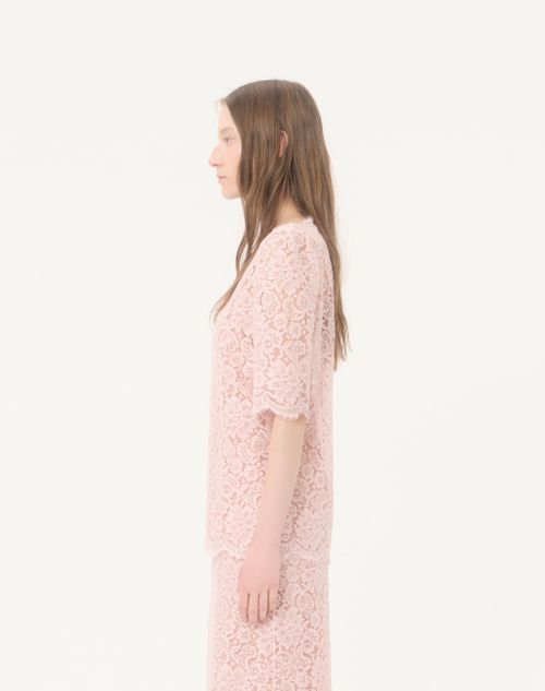 Valentino - Spitzenoberteil - Rosa - Frau - Blusen Und Tops