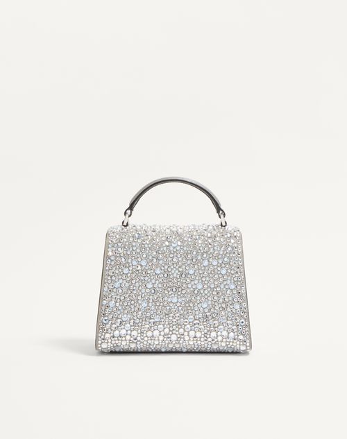 Valentino Garavani - Mini Vsling Handbag With Sparkling Embroidery - Crystal - Woman - Top Handle Bags