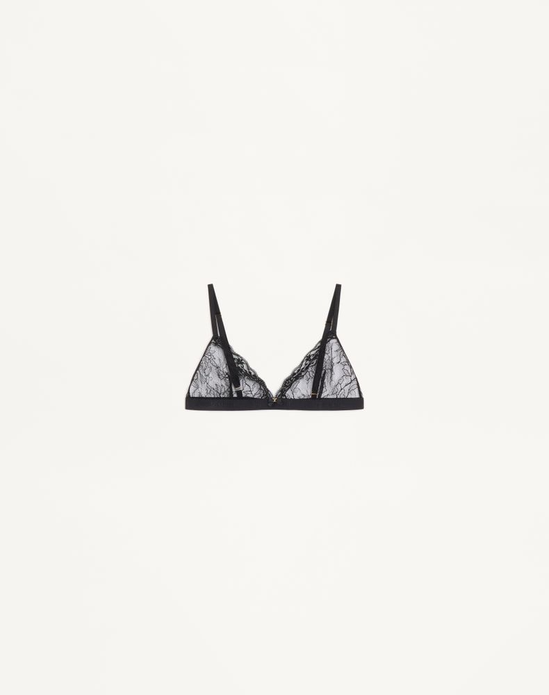 Valentino Women's Black Lace Bra Woman Xs