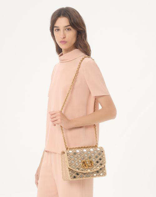 Valentino - Crepe De Chine Top - Salmon - Woman - Shirts And Tops