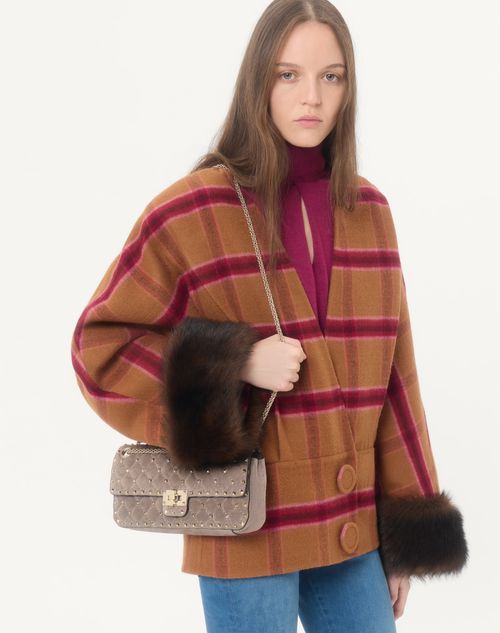 Valentino - Wool Sweater With Scarf - Raspberry - Woman - Knitwear