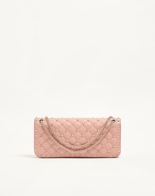 Valentino Garavani - Valentino Garavani Rockstud Spike Medium Shoulder Bag In Kidskin - Phard - Woman - Shoulder Bags