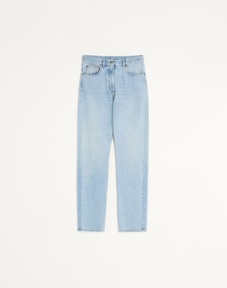 Valentino Women's Denim Trousers Woman 32