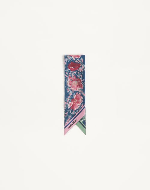 Valentino Garavani - Apres L'hiver Poppies Bandeau Scarf In Silk - Multicolour - Woman - Soft Accessories