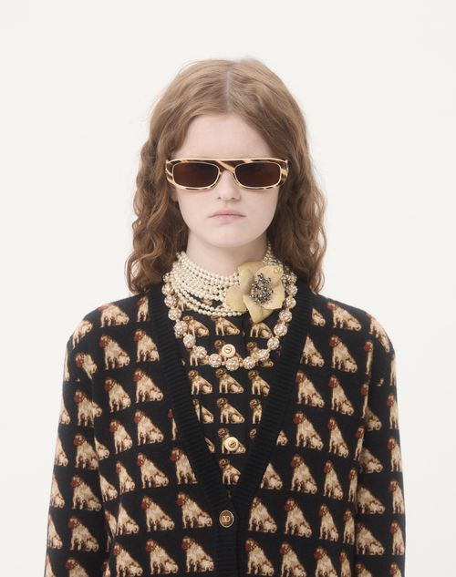 Valentino - Wool Cardigan - Black - Woman - Knitwear