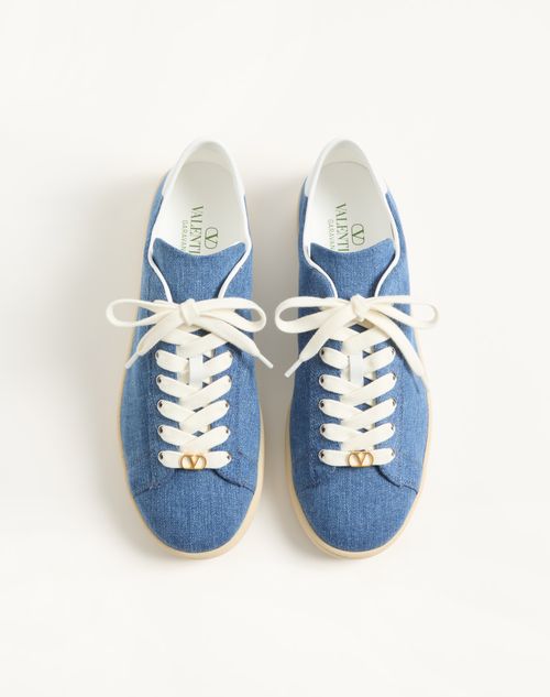 Valentino Garavani - Royco Denim Trainer - Denim - Man - Trainers