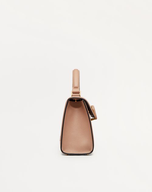 Valentino Garavani - Small Vsling Grainy Calfskin Handbag - Rose Cannelle - Woman - Top Handle Bags