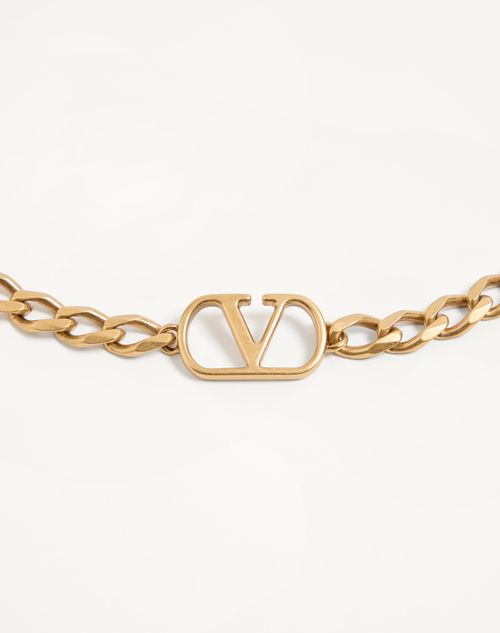Valentino Garavani - Vlogo Signature Chain Belt - Gold - Woman - Belts