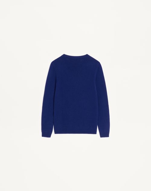 Valentino - Cashmere Sweater - Blue - Woman - Knitwear