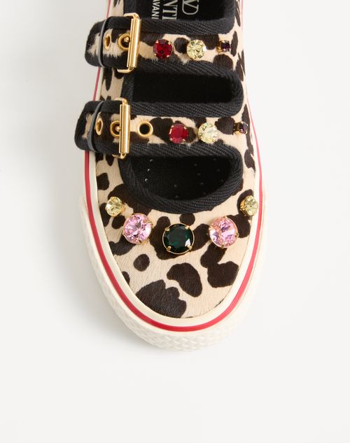 Valentino Garavani - Sneaker Ballerina Mary-jane Dollyboard In Vitello Effetto Cavallino - Multicolor - Donna - Sneakers
