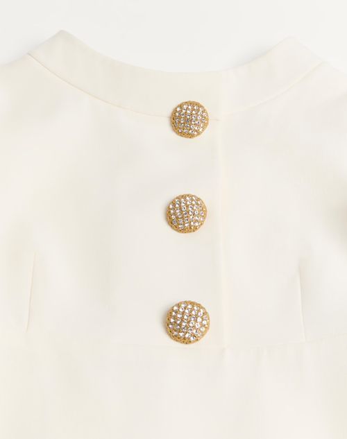 Valentino - Crepe Couture Midi Dress - Ivory - Woman - Dresses