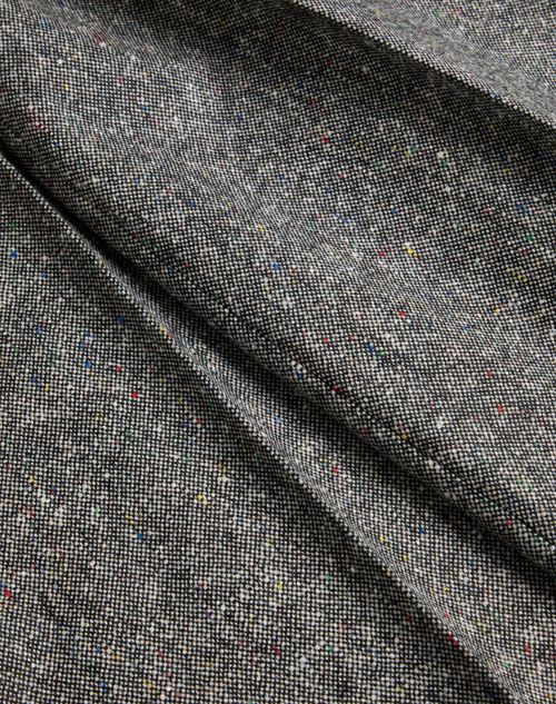 Valentino - Palazzo-hose Aus Natté Buttoned Weave Mit Ausgefranstem Saum - Elfenbein/schwarz - Frau - Hosen Und Shorts