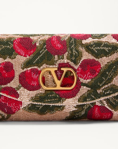 Valentino Garavani - Valentino Garavani Devain Embroidered Small Shoulder Bag - Multicolor - Woman - Clutches