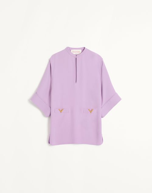 Valentino - Cady Couture Dress - Soft Wisteria - Woman - Dresses