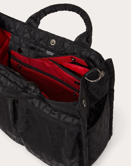 Valentino Garavani - Valentino Garavani And Porter 2way Vertical Tote Bag - Black - Man - Totes