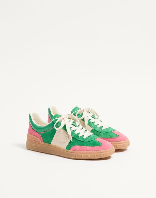 Valentino Garavani - Upvillage Crosta Sneaker - Green/ivory - Woman - Sneakers