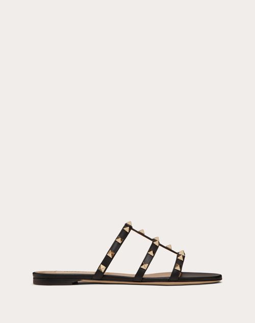 rockstud sandals flat