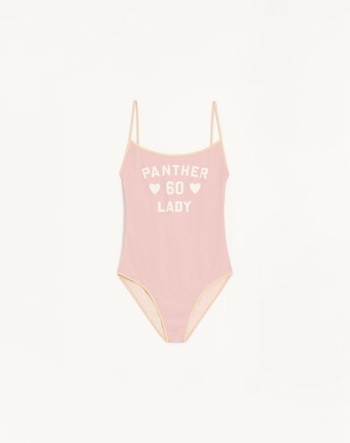 Valentino - Printed Lycra One-piece Swimsuit - Pink - Woman - Beachwear