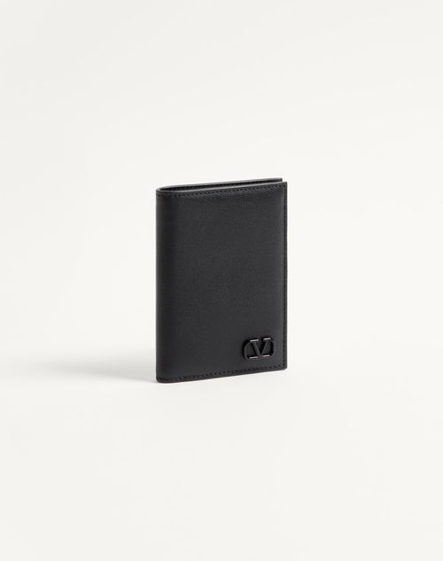 Valentino Garavani - Vlogo Signature Cardholder - Black - Man - Accessories
