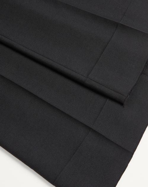 Valentino - Valentino Nylon Gabardine Trousers - Black - Man - Pants And Shorts