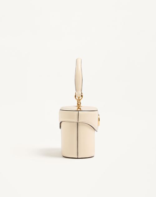 Valentino Garavani - Valentino Garavani Vain Vanity Bag In Shiny Calfskin - Butter - Woman - Shoulder Bags