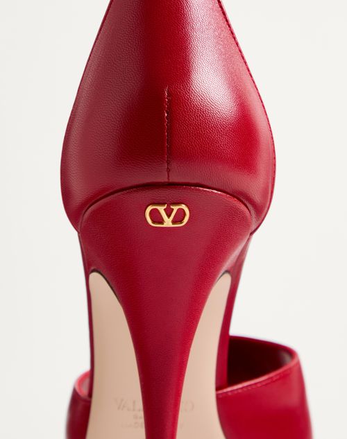 Valentino Garavani - Drip Rose Kidskin Sandal With Crystals 105mm - Red - Woman - Sandals