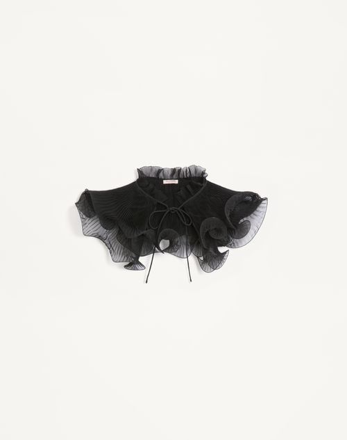 Valentino - Chiffon Collar - Black - Woman - Soft Accessories