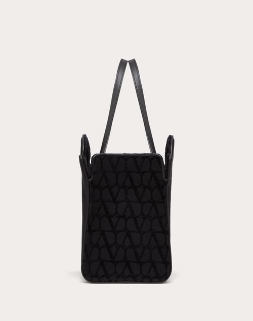 Valentino Garavani - Le Troisieme Toile Iconographe Shopping Bag - Black - Man - Totes