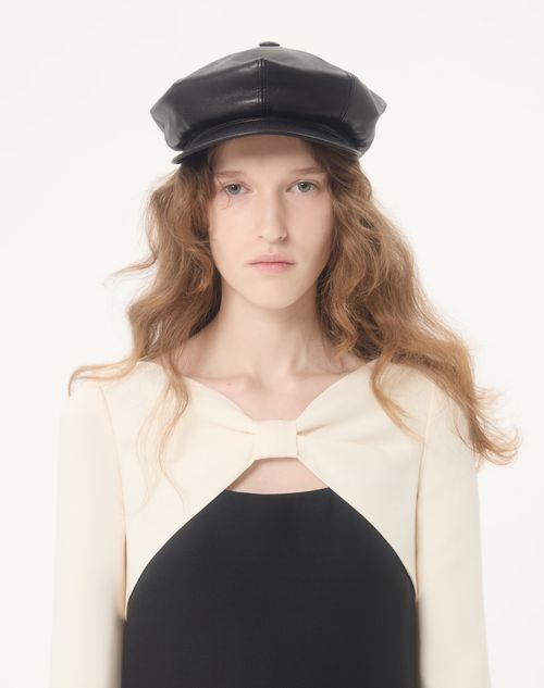 Valentino - Crepe Couture Short Dress - Black/ivory - Woman - Dresses