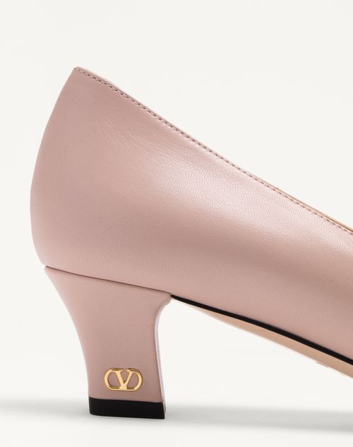 Valentino Garavani - Zapato Bowow De Cabritilla Con Tacón De 45 mm - Mujer - Salones