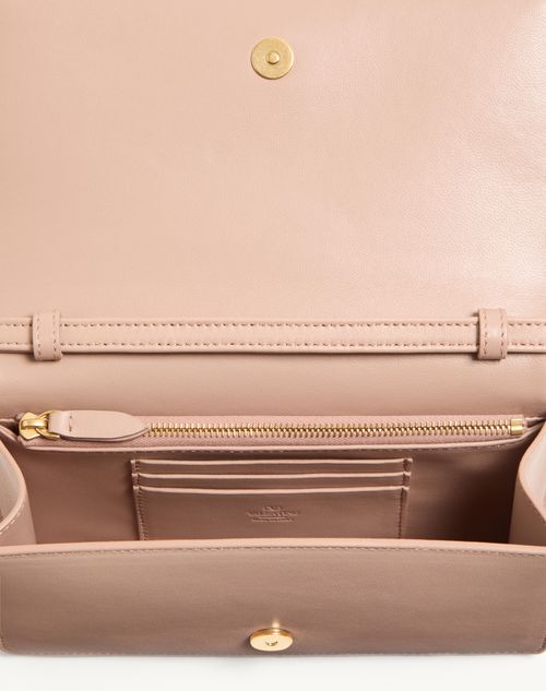 Valentino Garavani - Valentino Garavani Quiltie 67 Mini Shoulder Bag In Quilted Nappa Leather - Rose Cannelle - Woman - Clutches