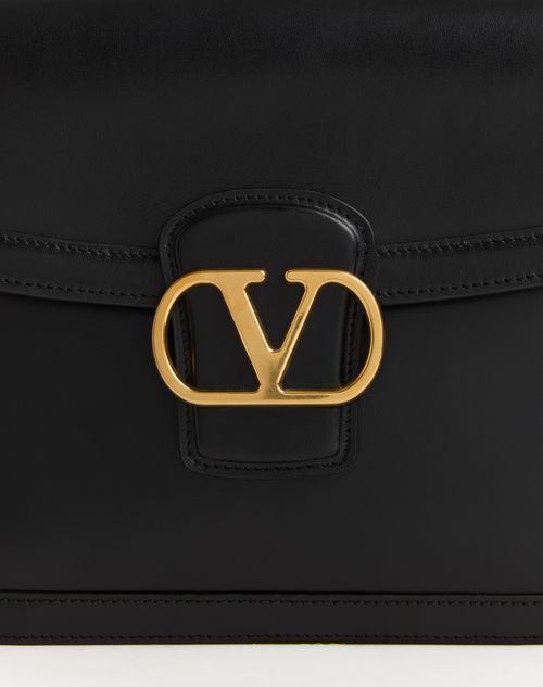 Valentino Garavani - Valentino Garavani 9to5 Smooth Calfskin Shoulder Bag - Black - Woman - Shoulder Bags