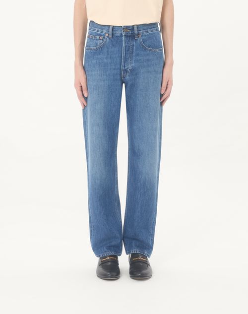 Valentino - Valentino Denim Pants - Blue - Man - Denim
