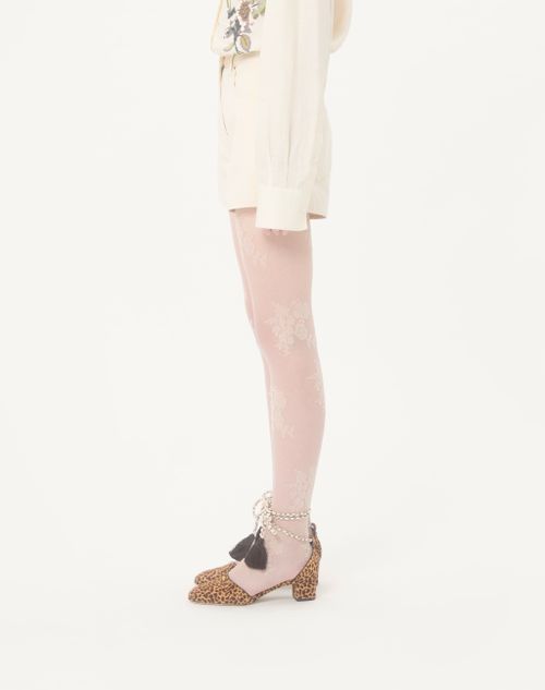 Valentino - Denim Shorts - Ivory - Woman - Denim