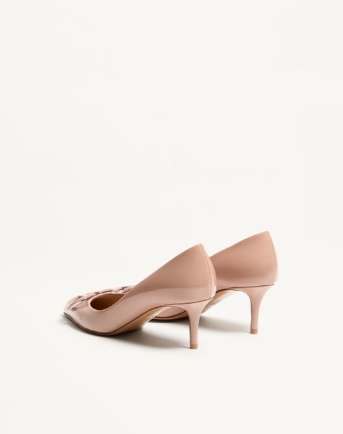 Valentino Garavani - Vlogo Signature Patent Leather Pumps 60mm - Rose Cannelle - Woman - Pumps And Slingbacks