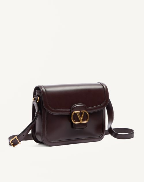 Valentino Garavani - Valentino Garavani 9to5 Smooth Calfskin Shoulder Bag - Oak Brown - Woman - Shoulder Bags