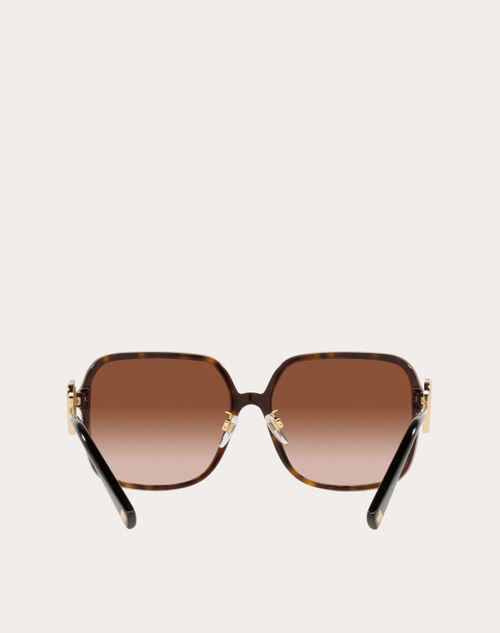 Valentino - サングラス Vlogo Signature アセテート スクエア - ハバナ/ブラウン グラデーション - ウィメンズ - アイウェア